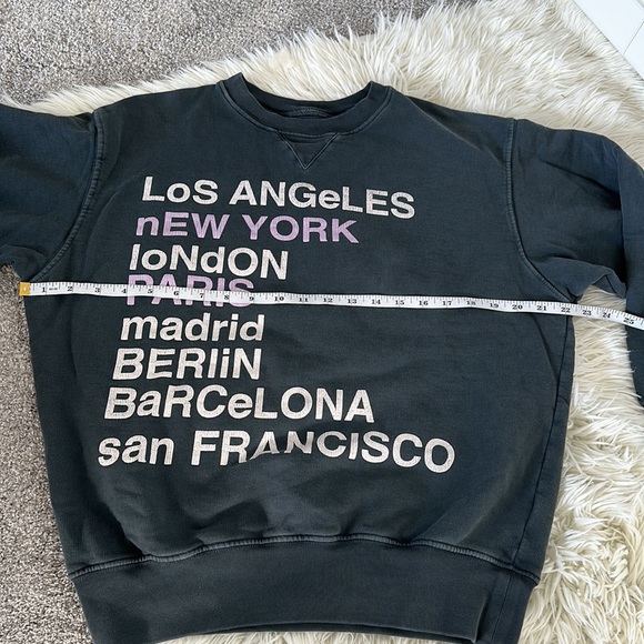 ANINE BING Sweatshirt City Love NWOT XS - Picture 9 of 10